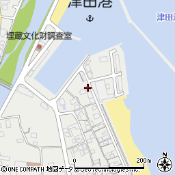 香川県さぬき市津田町津田1402-16周辺の地図