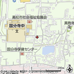 香川県高松市国分寺町新居1163周辺の地図