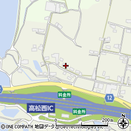 香川県高松市中間町725-1周辺の地図
