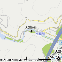 大頭神社周辺の地図