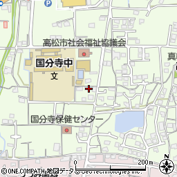 香川県高松市国分寺町新居1164周辺の地図