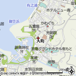 広島県廿日市市宮島町406周辺の地図