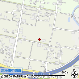 香川県高松市中間町524周辺の地図