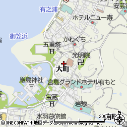 広島県廿日市市宮島町411周辺の地図