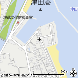 香川県さぬき市津田町津田1402-18周辺の地図