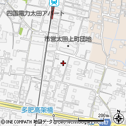 香川県高松市太田上町656-7周辺の地図
