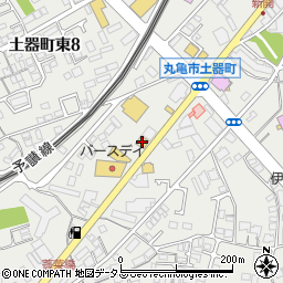 ジョイフル丸亀店周辺の地図