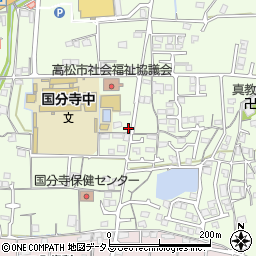 香川県高松市国分寺町新居1162-3周辺の地図