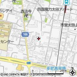 香川県高松市太田上町615-14周辺の地図
