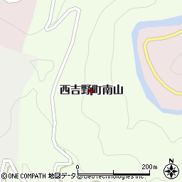 奈良県五條市西吉野町南山周辺の地図