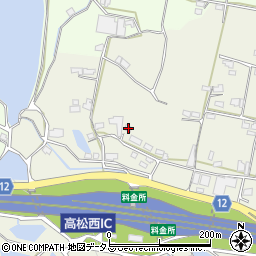 香川県高松市中間町718-3周辺の地図