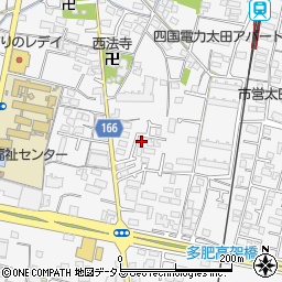 香川県高松市太田上町615-11周辺の地図