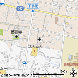 香川県高松市多肥下町321周辺の地図