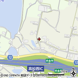 香川県高松市中間町720周辺の地図