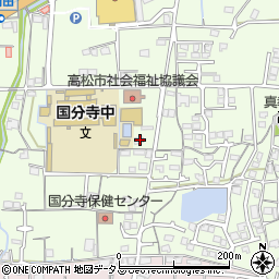 香川県高松市国分寺町新居1158周辺の地図