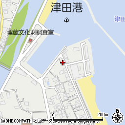 香川県さぬき市津田町津田1402-19周辺の地図