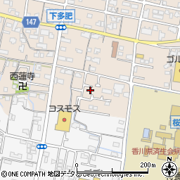 香川県高松市多肥下町326-2周辺の地図