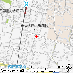 香川県高松市太田上町654-2周辺の地図