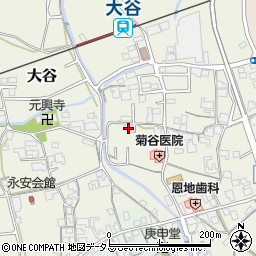 和歌山県伊都郡かつらぎ町大谷170周辺の地図