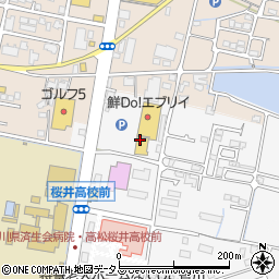 株式会社エブリイ　高松レインボー店周辺の地図