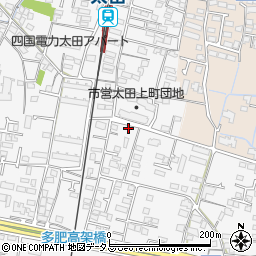 香川県高松市太田上町656-2周辺の地図