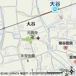 和歌山県伊都郡かつらぎ町大谷1075周辺の地図