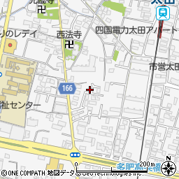 香川県高松市太田上町615-17周辺の地図