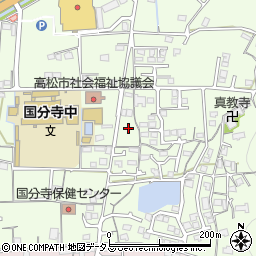 香川県高松市国分寺町新居1161周辺の地図