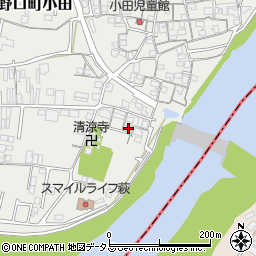 和歌山県橋本市高野口町小田407周辺の地図