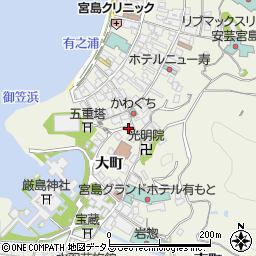 広島県廿日市市宮島町424周辺の地図