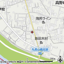 和歌山県橋本市高野口町小田531周辺の地図