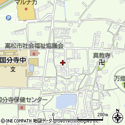 香川県高松市国分寺町新居953-2周辺の地図