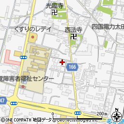 香川県高松市太田上町527周辺の地図