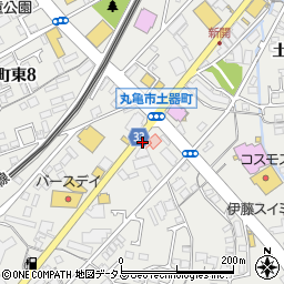 京町薬局　丸亀東店周辺の地図