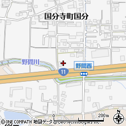 香川県高松市国分寺町国分576周辺の地図