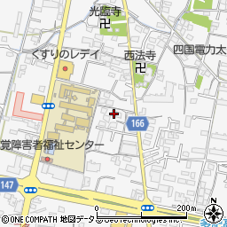 香川県高松市太田上町526周辺の地図