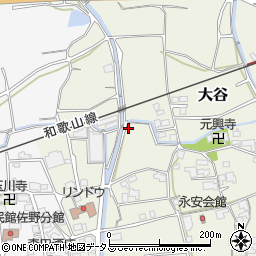 和歌山県伊都郡かつらぎ町大谷1041周辺の地図