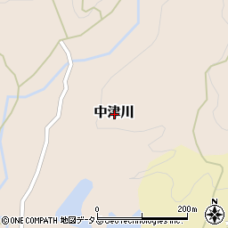 和歌山県紀の川市中津川周辺の地図