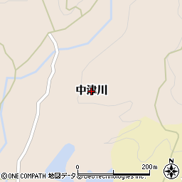 和歌山県紀の川市中津川周辺の地図