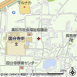 香川県高松市国分寺町新居1155周辺の地図
