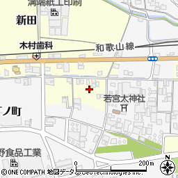和歌山県伊都郡かつらぎ町新田130周辺の地図