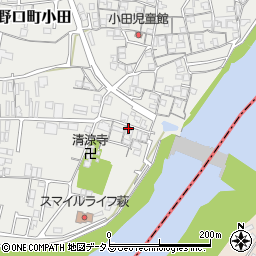 和歌山県橋本市高野口町小田406周辺の地図
