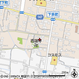 香川県高松市多肥下町233-8周辺の地図