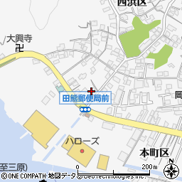 広島県尾道市因島田熊町須鼻区周辺の地図