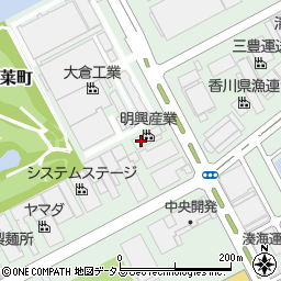 明興産業株式会社　丸亀工場周辺の地図