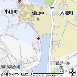 セジュール松永川津周辺の地図