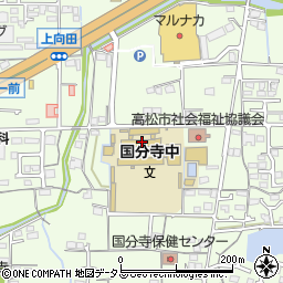 香川県高松市国分寺町新居1131-1周辺の地図