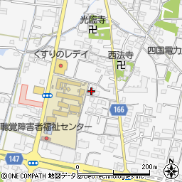 香川県高松市太田上町535周辺の地図