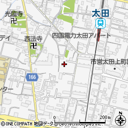 香川県高松市太田上町596周辺の地図