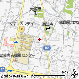 香川県高松市太田上町541周辺の地図